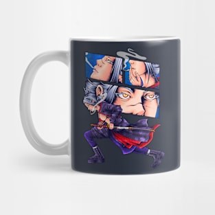 girl dark slash Mug